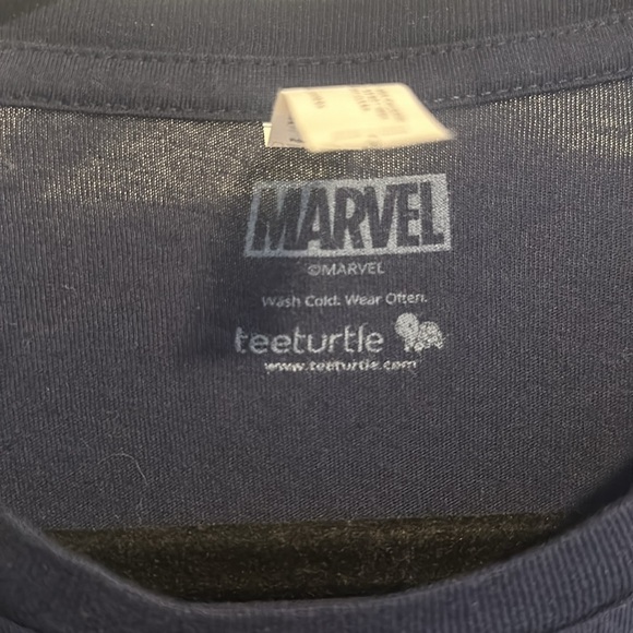 EUC: marvel comics, Captain  America, Chibi style men’s T-shirt, size L - Picture 3 of 5